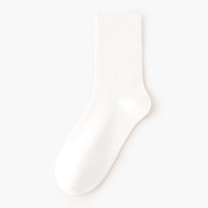 Einfarbige, hochelastische Viertelsocken (5 Paar)