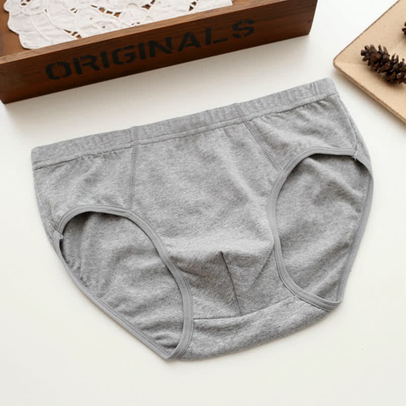Hüftslips aus elastischer Baumwolle in Übergröße (2er-Pack) - Grau - 6XL - image 1