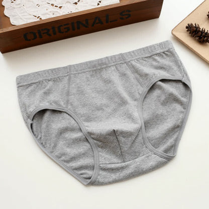 Hüftslips aus elastischer Baumwolle in Übergröße (2er-Pack) - Grau - 6XL - image 1