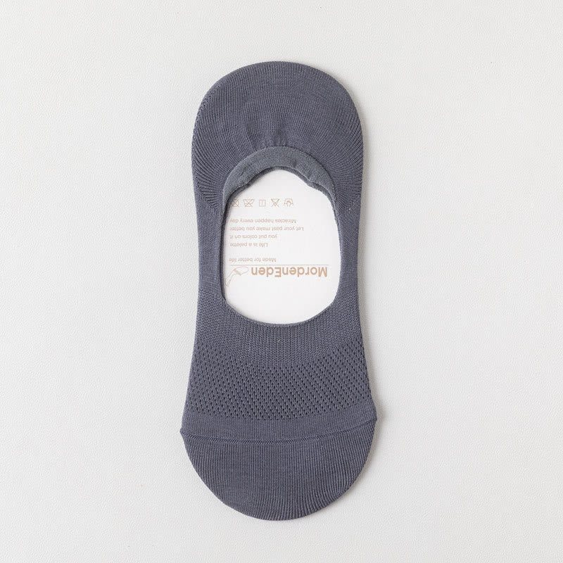 Netzelastische, unsichtbare Socken (5 Paar) - Marineblau - EU39-46 (US5-12) - image 15