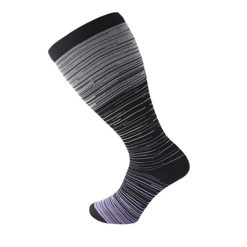 2XL-7XL Purple Filaments Kompressionsstrümpfe in Übergröße (3 Paar)