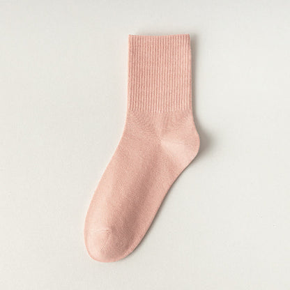 Bequeme Viertelsocken aus Baumwolle (6 Paar) - Rosa - EU39-43 (US5-9) - image 6
