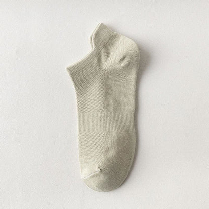 Atmungsaktive Knöchelsocken mit Ohrenlift (5 Paar) - Hellgrün - EU44-50 (US10-15) - image 13