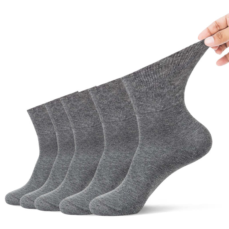 Nicht bindende Viertelsocken in Übergröße (5 Paar)