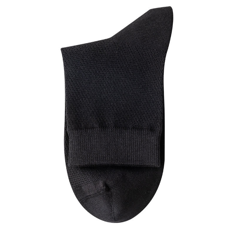 Mehrfarbige Viertelsocken aus Netzstoff in Übergröße (5 Paar)