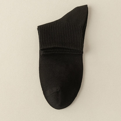 Nahtlose Viertelstrümpfe aus Mesh (5 Paar) - Schwarz - EU39-46 (US5-12) - image 14