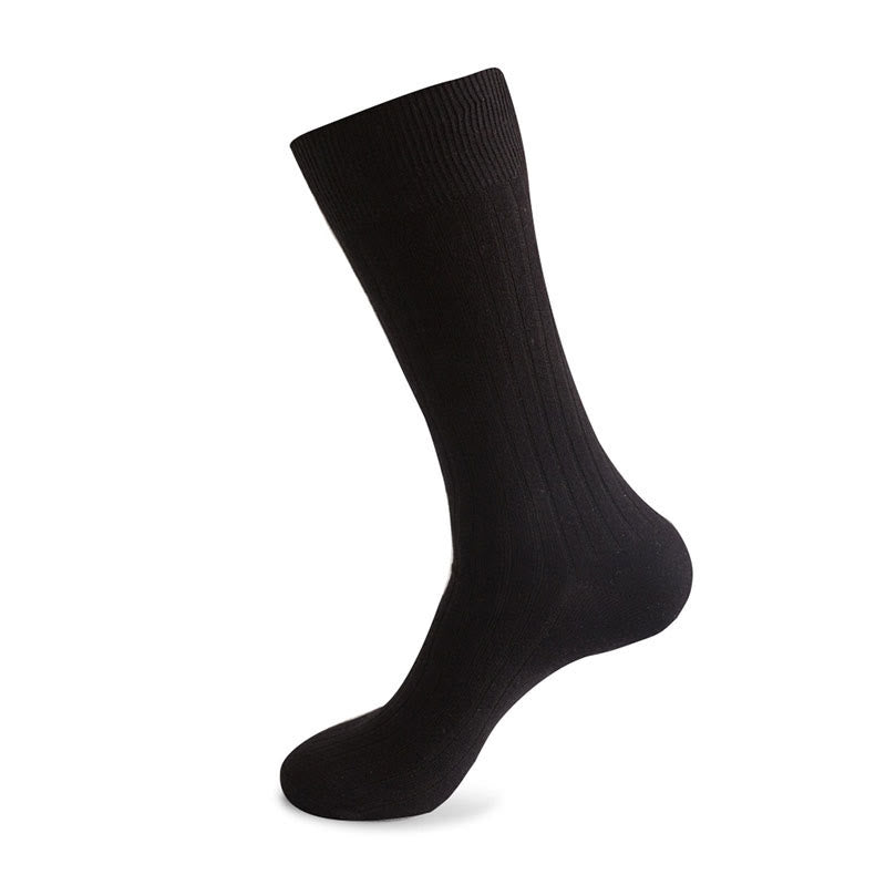 Socken mit einfarbigen Streifen (3 Paar) - Schwarz - EU46-50 (US12-15) - image 11