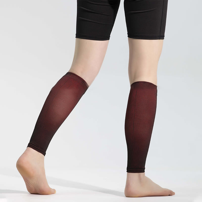 Fußlose Coole Kompressionsstrümpfe aus Eisseide, Unisex