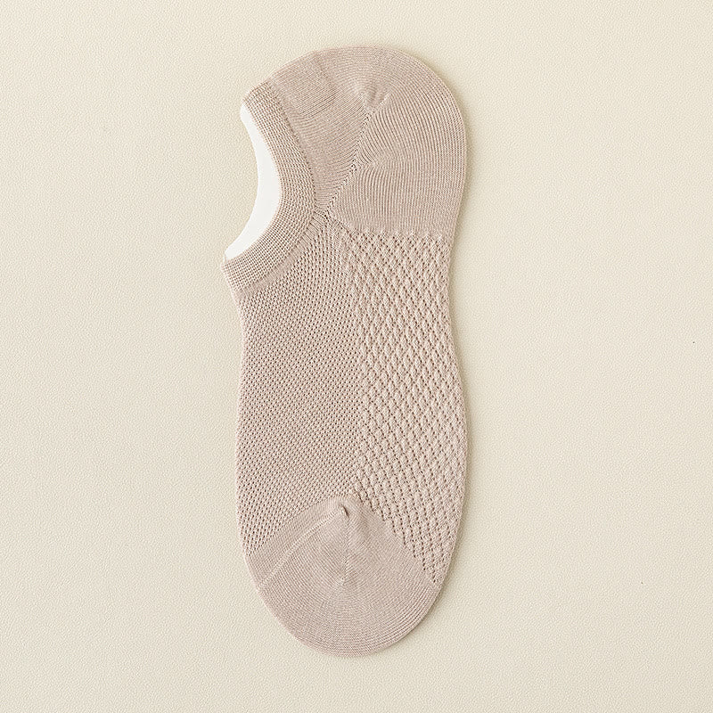 Mesh-Massage-No-Show-Socken (5 Paar) - Khaki - EU39-46 (US5-12) - image 22