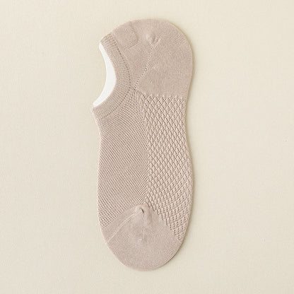 Mesh-Massage-No-Show-Socken (5 Paar) - Khaki - EU39-46 (US5-12) - image 22