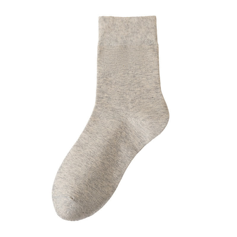 Atmungsaktive Viertelsocken in Übergröße, einfarbig (5 Paar)