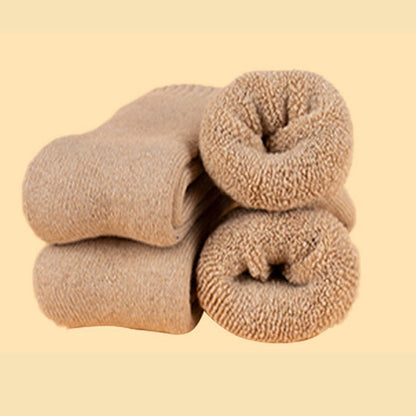 Dicke, isolierte und beheizbare Wintersocken in Übergröße (5 Paar) - Kamel - EU37-45 (US4-11) - image 15