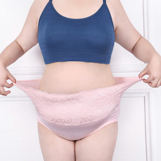 Hochgeschnittene Spitzenhöschen (4er-Pack) - image 0