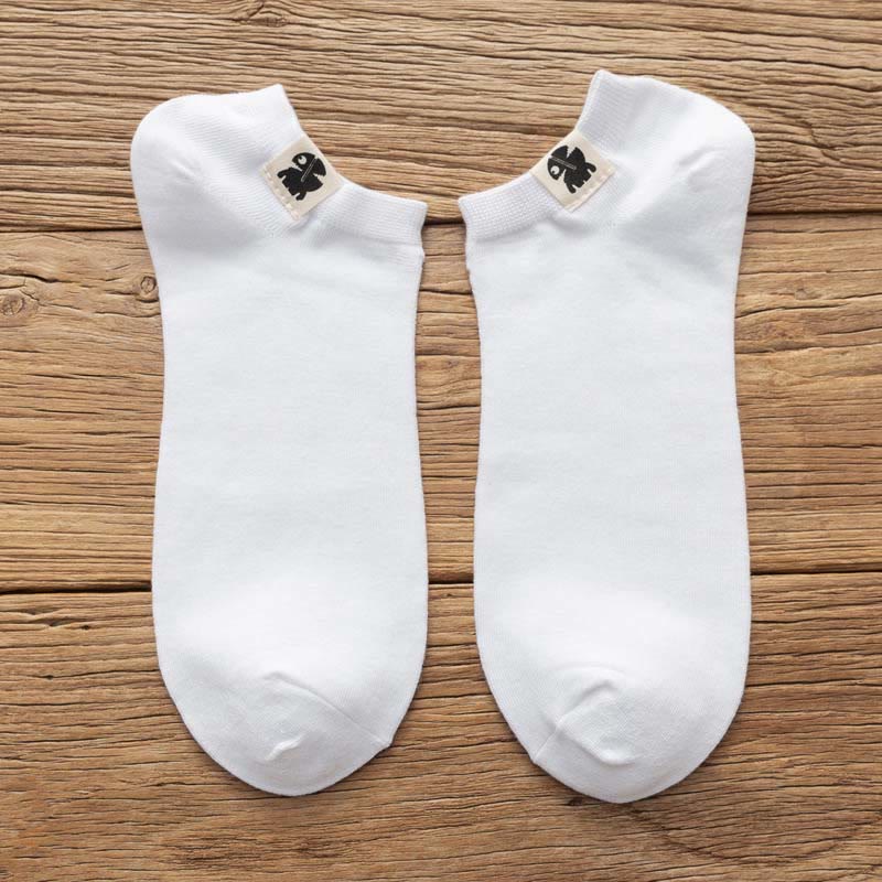 Baumwollsocken mit lustigem Muster in Übergröße (3 Paar)