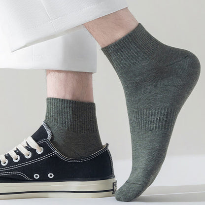 Atmungsaktive Viertelsocken aus weicher Baumwolle in Übergröße (7 Paar)
