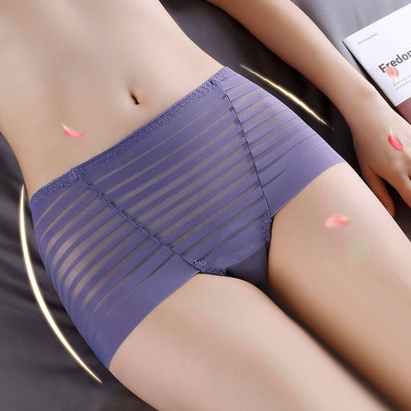 Hochgeschnittene Höschen mit Hohlsaum (5 Paar) - image 6