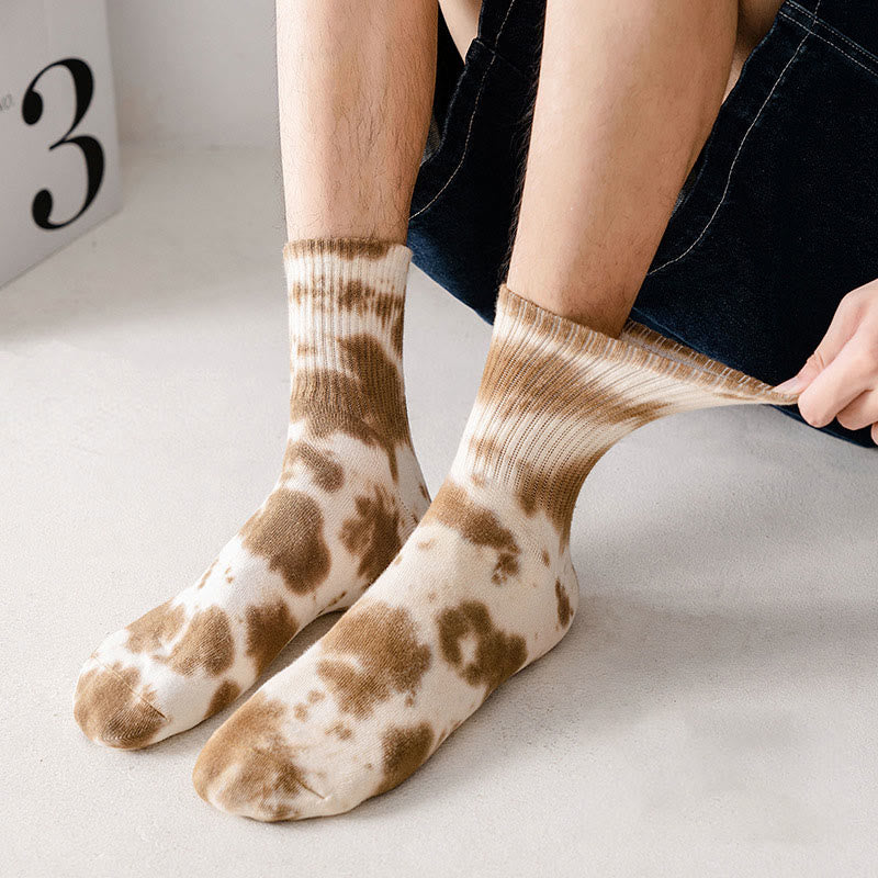 Viertelstrümpfe mit Batikmuster (5 Paar) - image 2