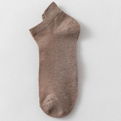 Mehrfarbige, lockere Baumwollsocken (3 Paar) - 42-48 - Khaki - image 9