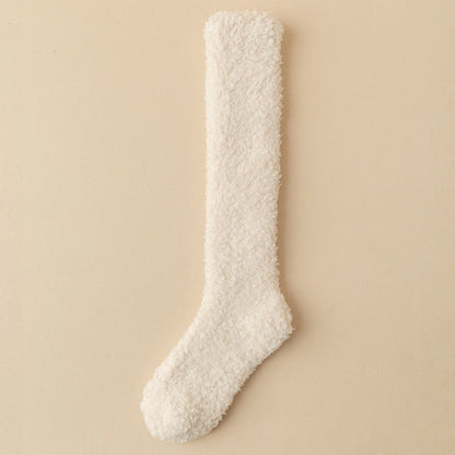 Dicke Plüsch-Kniestrümpfe in Übergröße (5 Paar) - Beige - EU36-43 (US3-9) - image 9