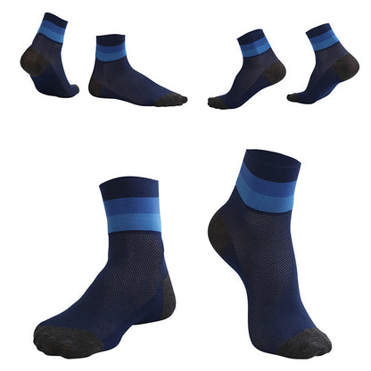 Atmungsaktive Viertelsocken in Bonbonfarben