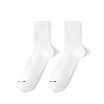 Bequeme, einfarbige Viertelsocken (6 Paar) - EU39-48 (US6-13) - Weiß - image 1