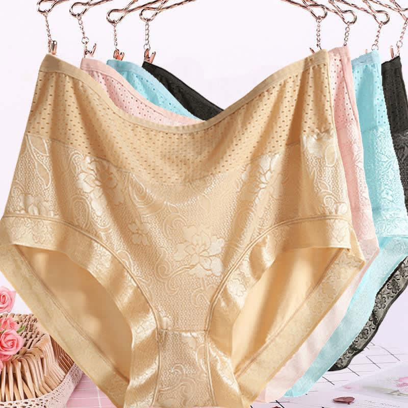 Hochgeschnittene, dünne Slips (5 Paar) - image 4