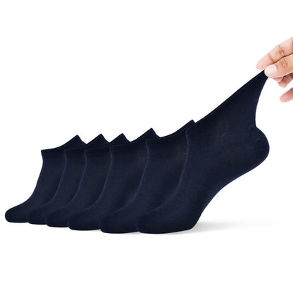 Knöchelsocken aus 100 % Baumwolle (6 Paar) - 45-50 - Marineblau - image 9