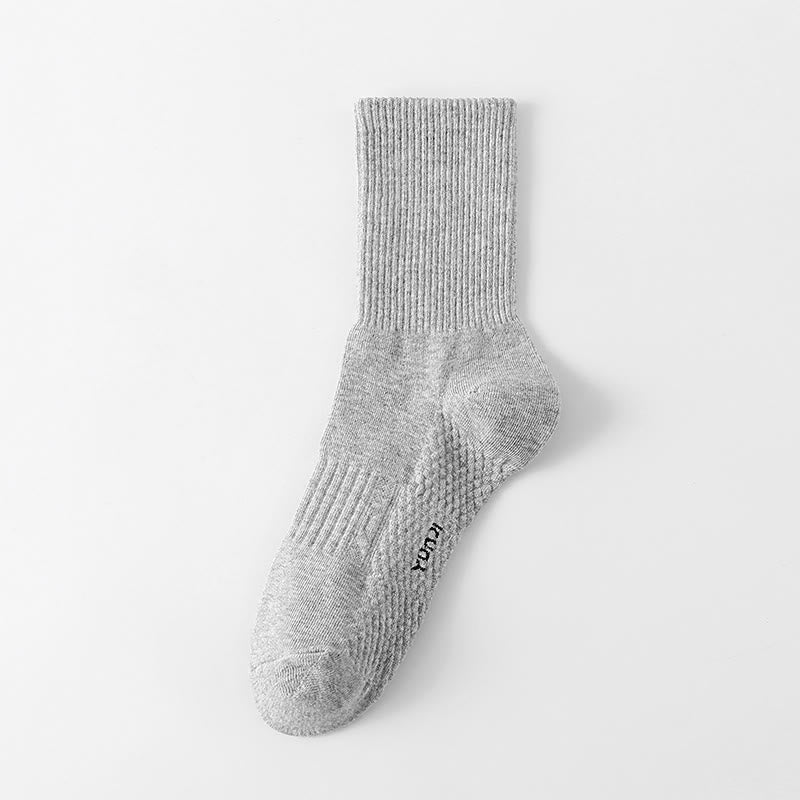 Verdickte Viertelsocken in Unifarben (5 Paar) - Grau - EU40-48 (US7-13) - image 7