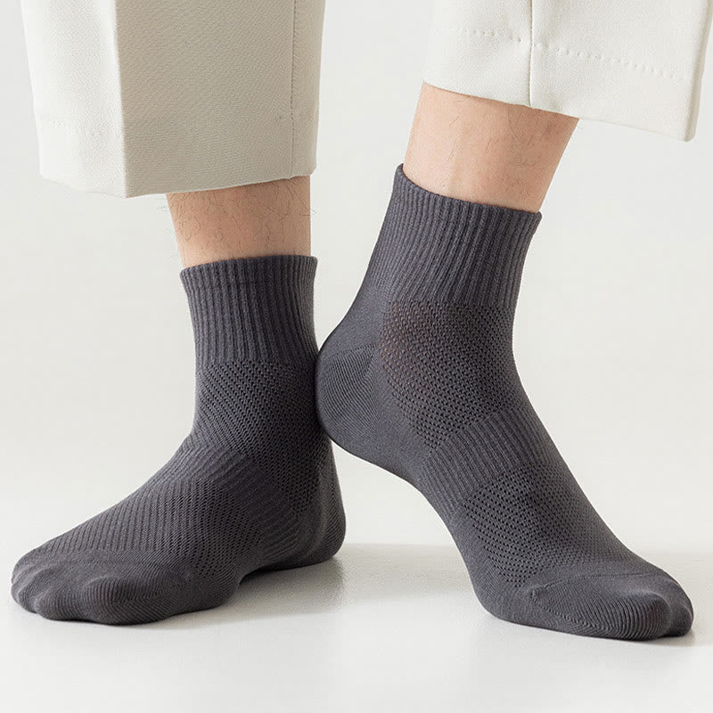 Nahtlose Viertelstrümpfe aus Mesh (5 Paar) - image 7