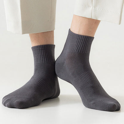 Nahtlose Viertelstrümpfe aus Mesh (5 Paar) - image 7