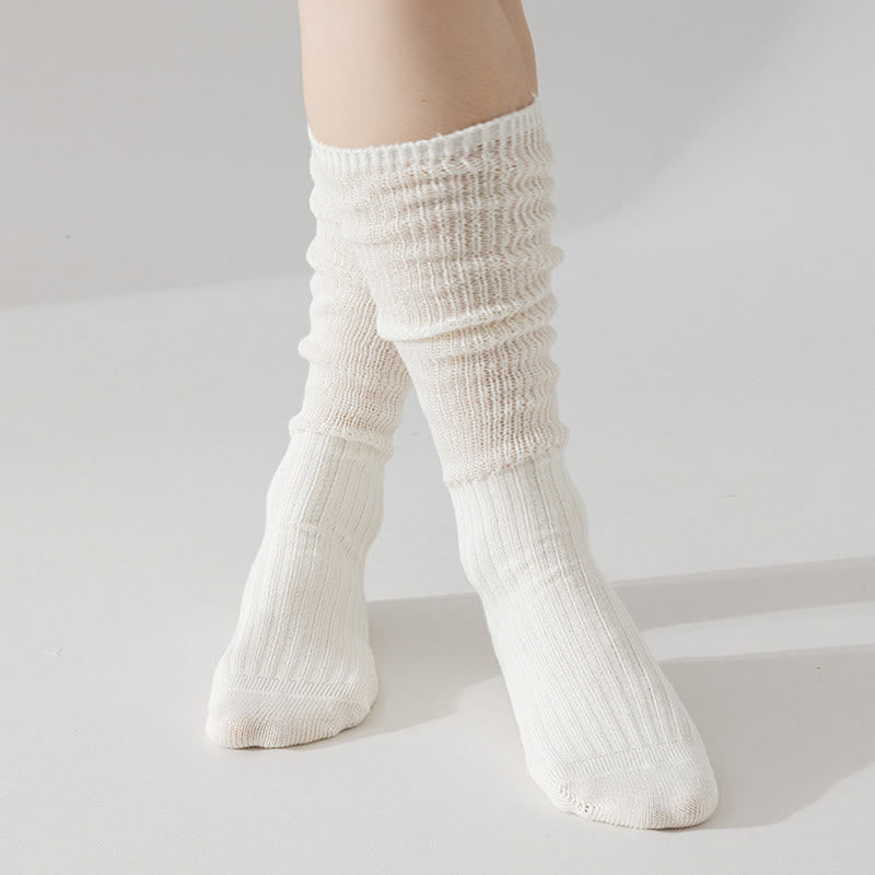 Einfarbige, stylische Slouch-Socken (3 Paar) - image 8