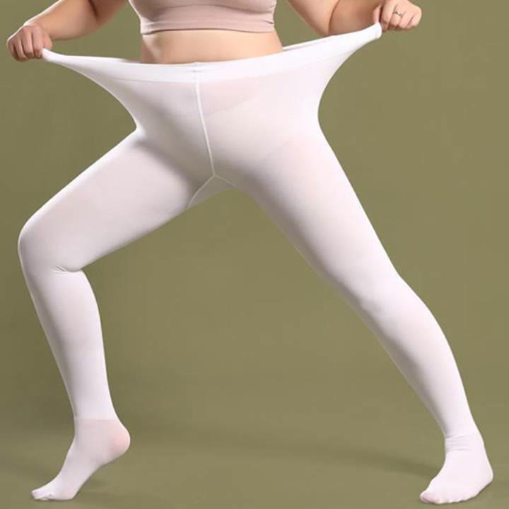 80D Reißfeste Strumpfhosen ohne Fuß für Damen in Übergröße (3 Paar) - image 1