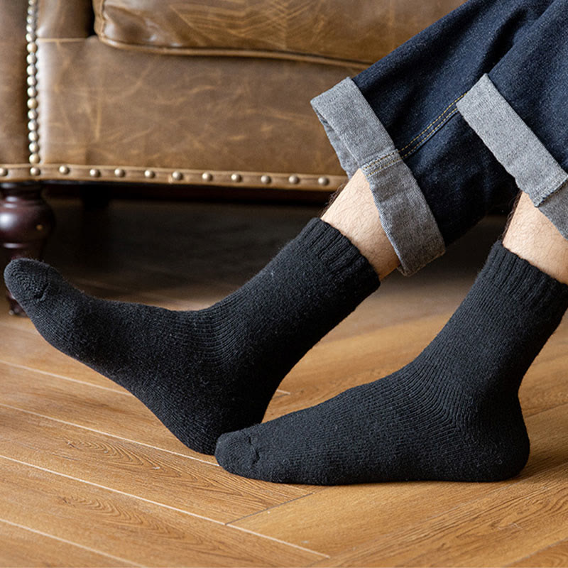 Dicke, isolierte und beheizbare Wintersocken in Übergröße (5 Paar) - image 3
