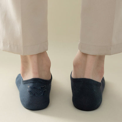 Rutschfeste No-Show-Socken in Übergröße (5 Paar)