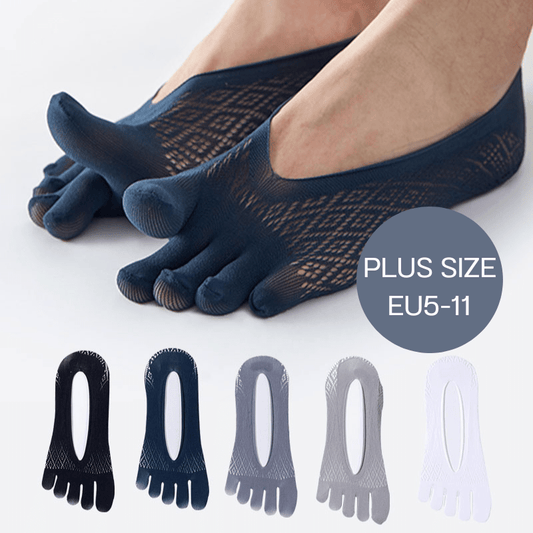 Socken zur Ausrichtung der fünf Zehen in Übergröße (6 Paar)