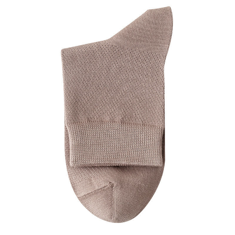 Mehrfarbige Mesh-Viertelsocken (5 Paar) - Kamel - EU39-46 (US5-12) - image 19