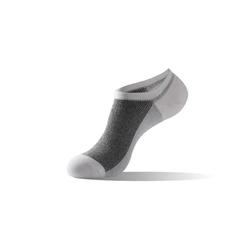 Atmungsaktive, knöchelhohe Socken (6 Paar) - Weiß - EU43-48 (US9-13) - image 3