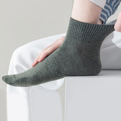 Atmungsaktive Viertelsocken aus weicher Baumwolle in Übergröße (7 Paar)