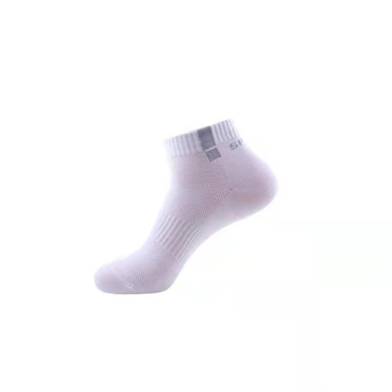 Mesh-Atmungsaktive Knöchelsocken (5 Paar) - Weiß - EU44-50 (US10-15) - image 12