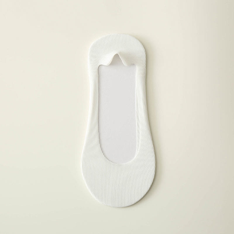 Rutschfeste, unsichtbare Socken (7 Paar) - Weiß - EU40-44 (US8,5-12) - image 12