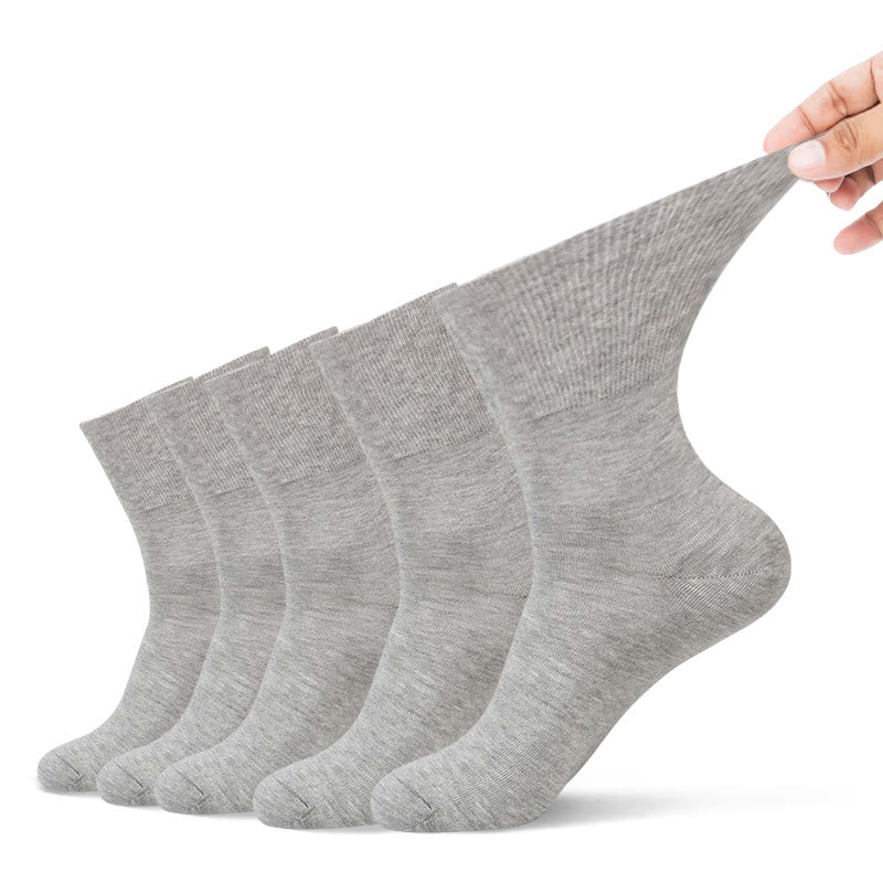 Nicht bindende Viertelsocken in Übergröße (5 Paar)