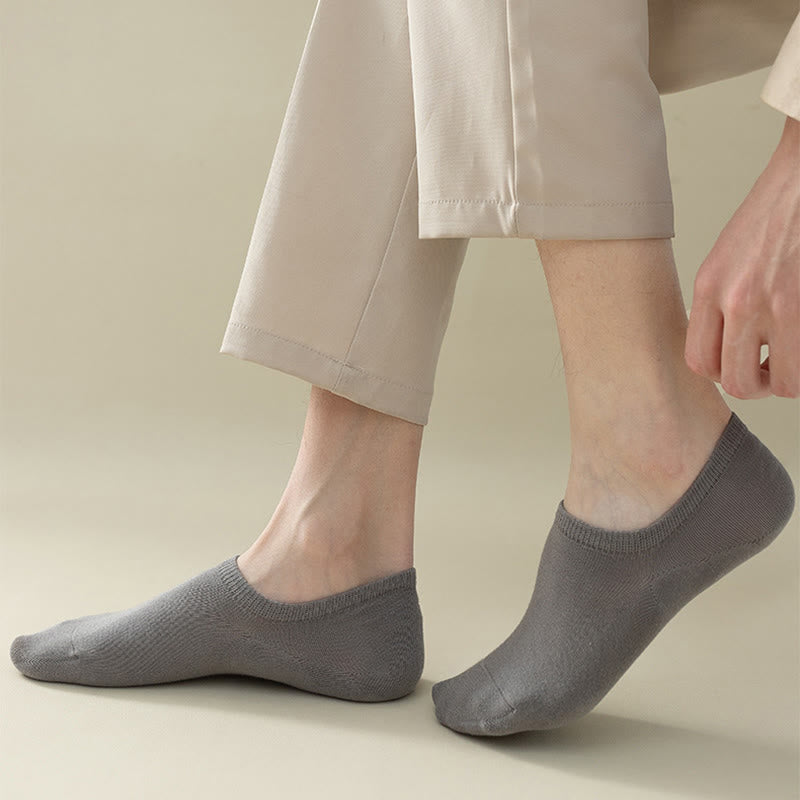 Rutschfeste No-Show-Socken in Übergröße (5 Paar)