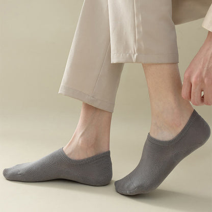 Rutschfeste No-Show-Socken in Übergröße (5 Paar)