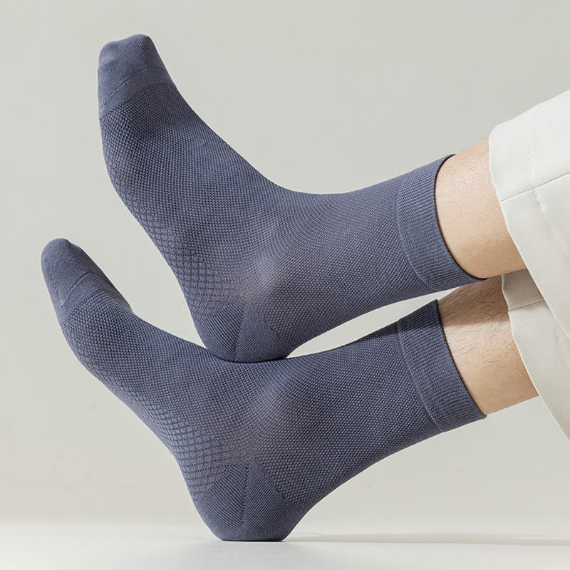 Viertelstrümpfe aus Baumwollnetz (5 Paar) - image 6