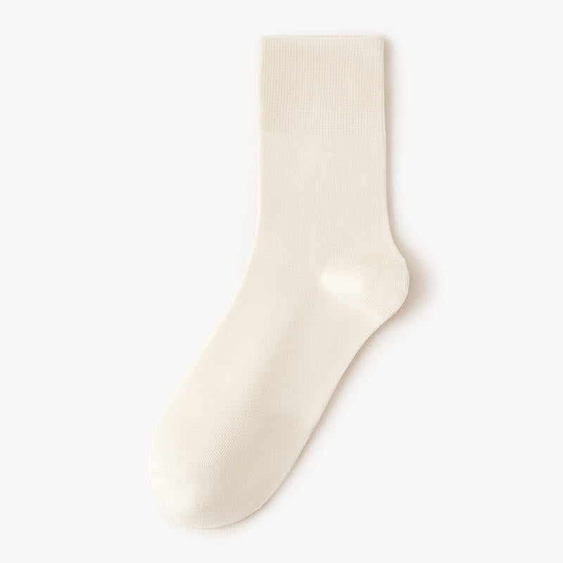 Einfarbige, hochelastische Viertelsocken (5 Paar)