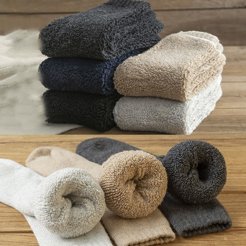 Dicke, isolierte und beheizbare Wintersocken in Übergröße (5 Paar) - image 12