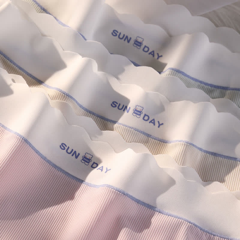 Hochgeschnittene Slips mit Schleife (5 Paar) - image 7