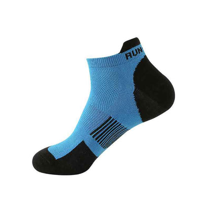 Sportliche Lauf-Knöchelkompressionssocken (5 Paar) - Blau - EU36-42 (US4-8) - image 17