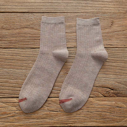 Baumwollsocken in Übergröße, einfarbig (6 Paar)