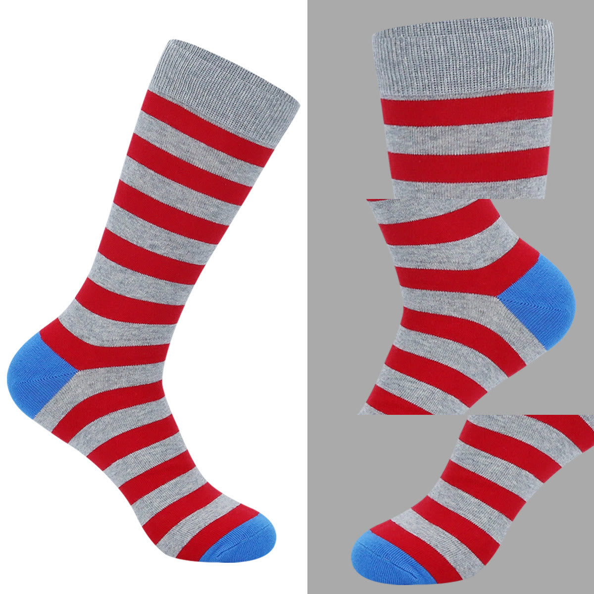 Lustige Freizeitsocken mit Muster (5 Paar) - image 1